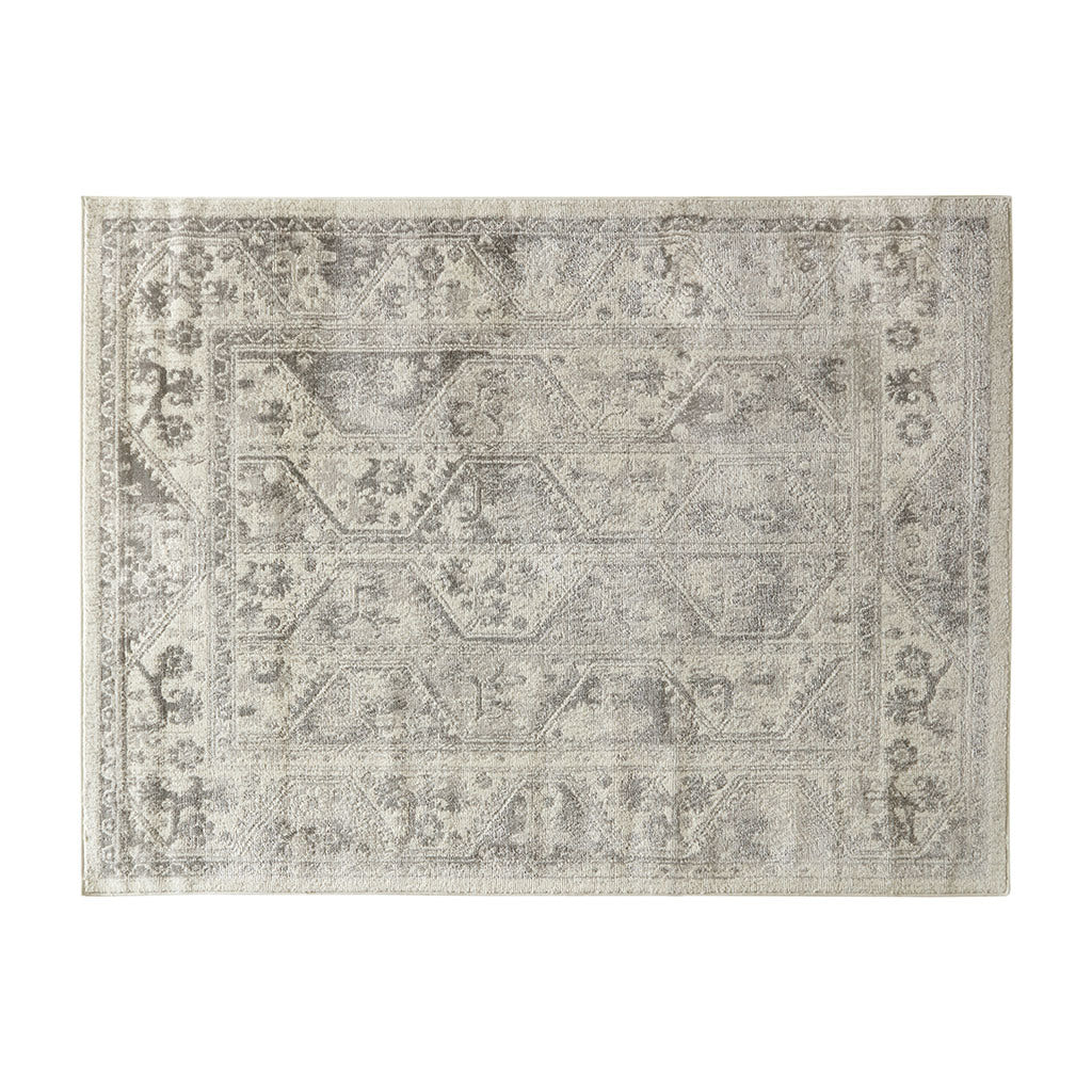 Tiled Border Area Rug 6x9'