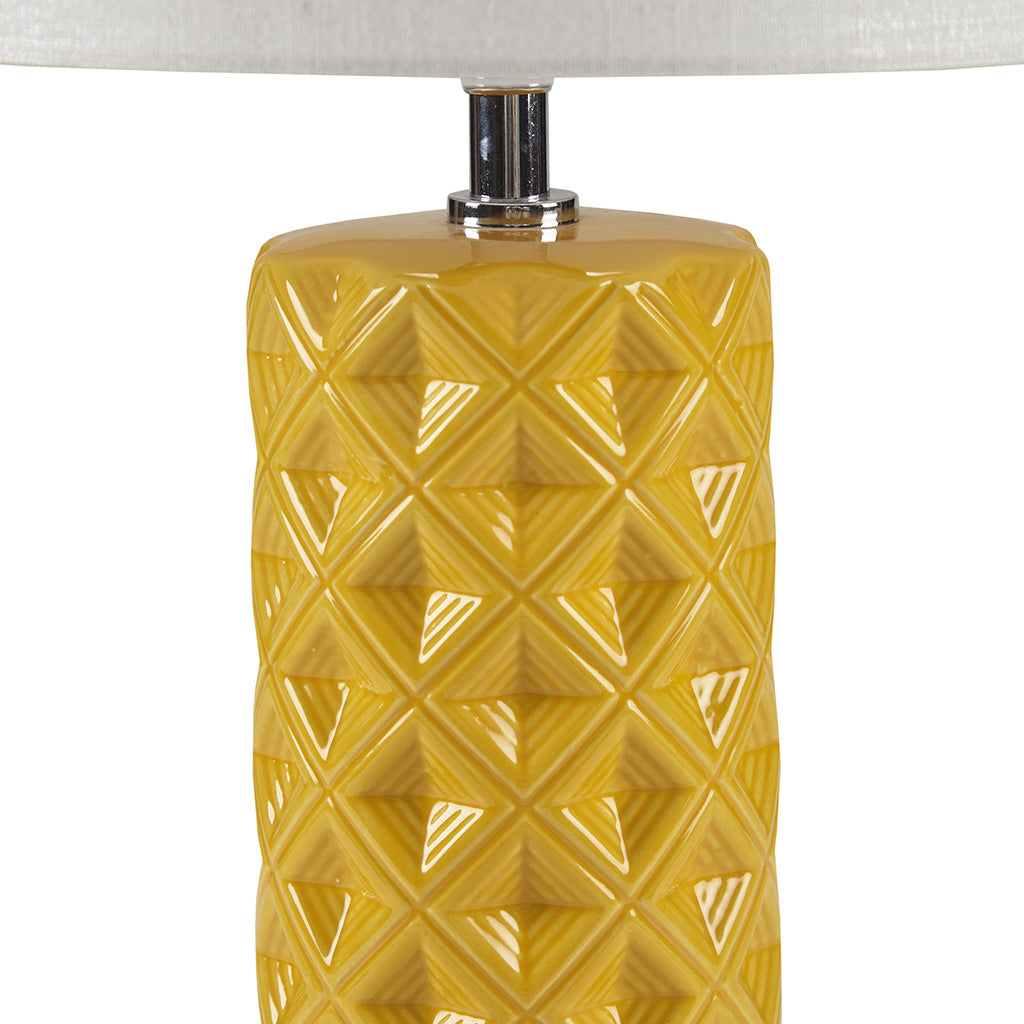 Geometric Ceramic Table Lamp