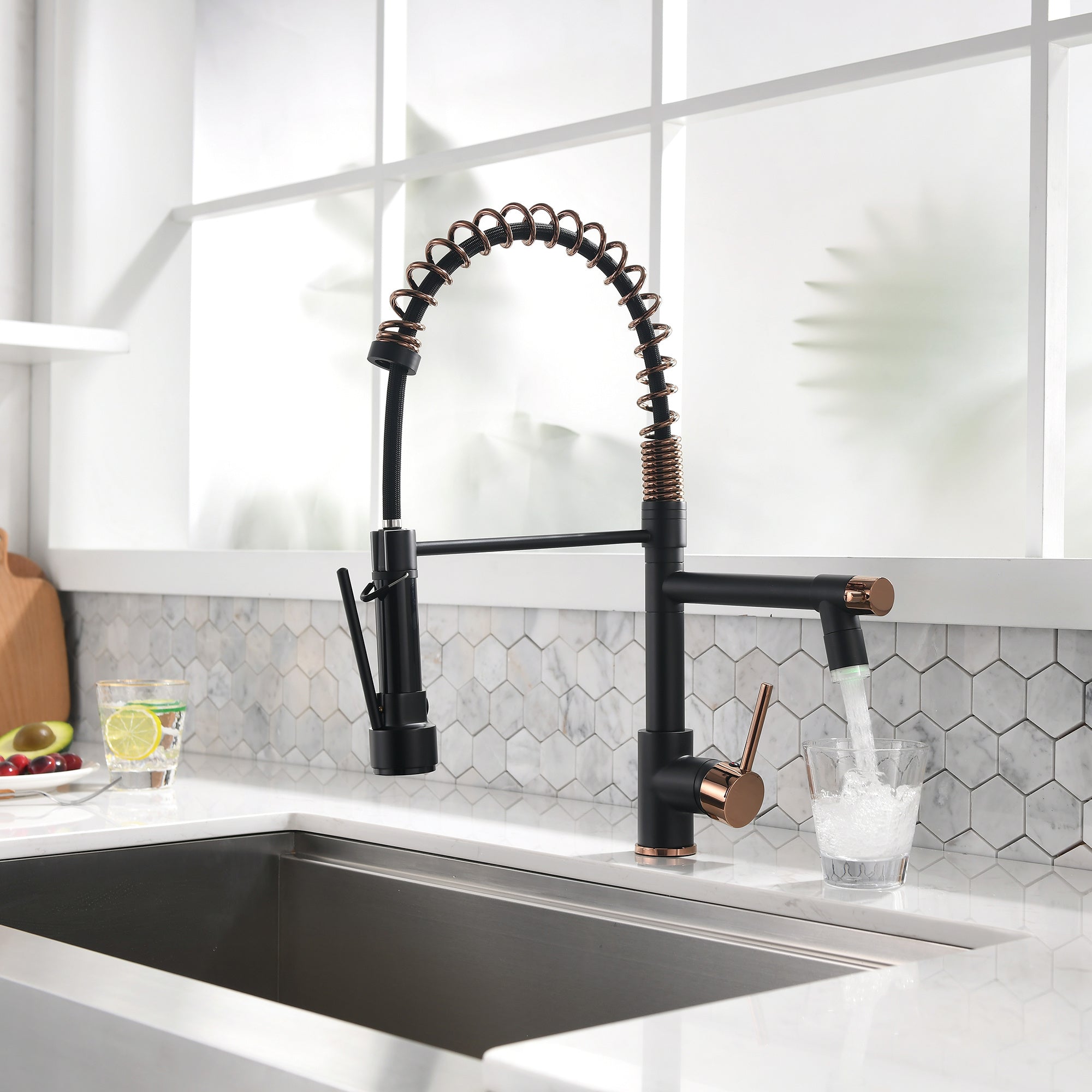 Pull Down Kitchen Faucet with Sprayer