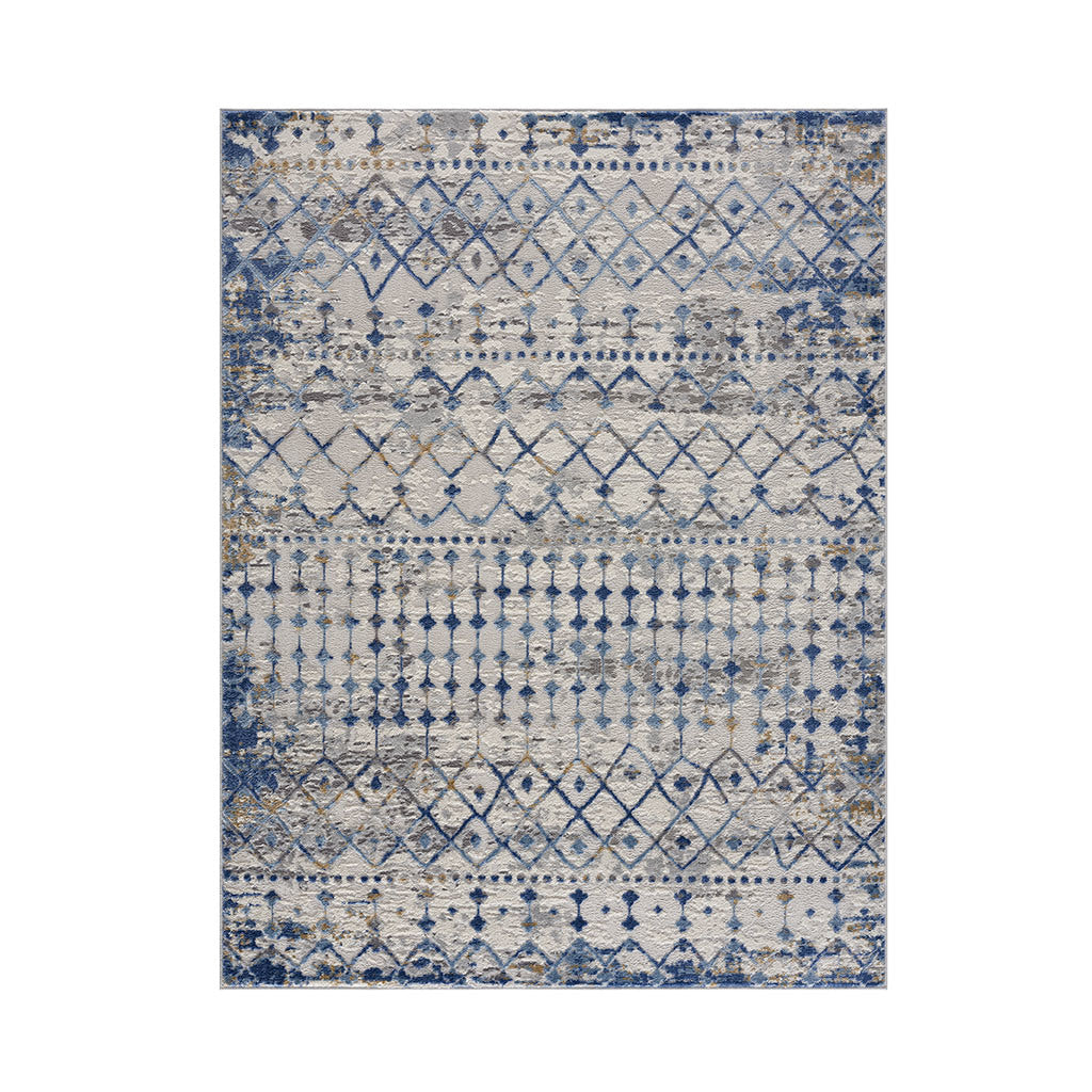 Moroccan Global Woven Area Rug 6x9'