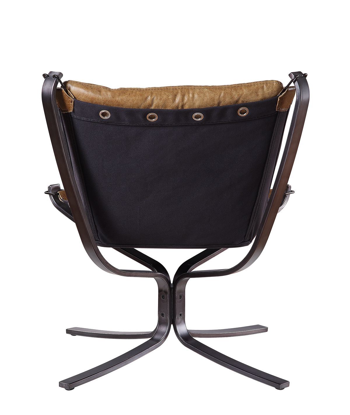 Accent Chair in Brown Leather