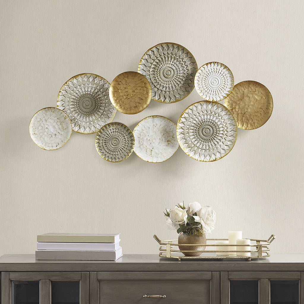 Decorative Metal Discs Wall Decor