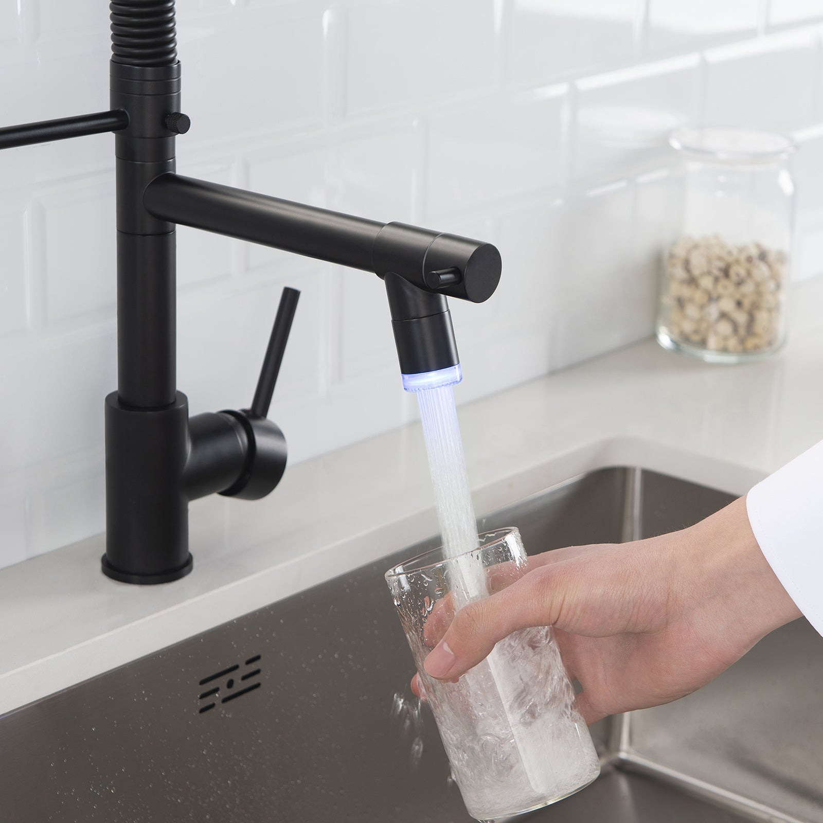 Pull Down Kitchen Faucet with Sprayer