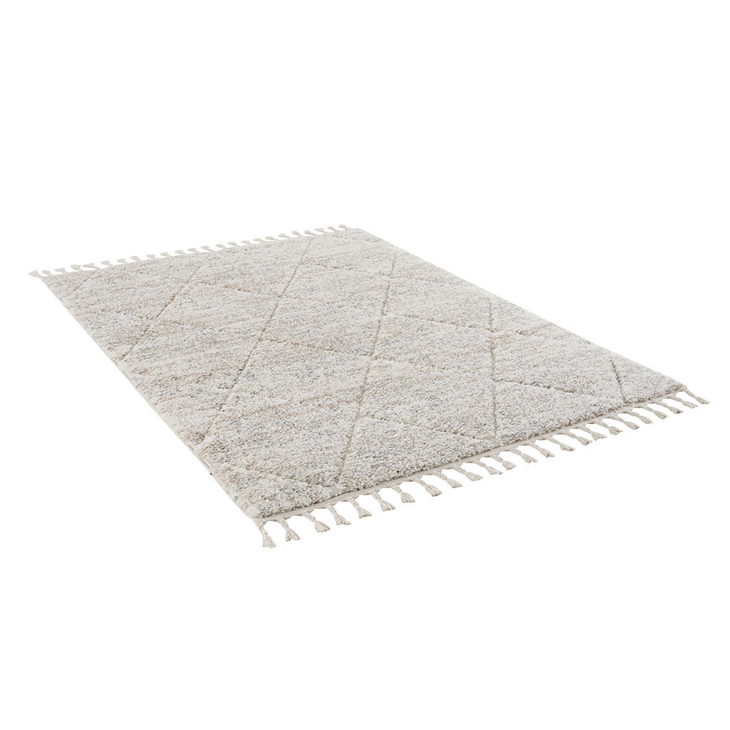 Talas Trellis Area Rug in Cream 5x7'