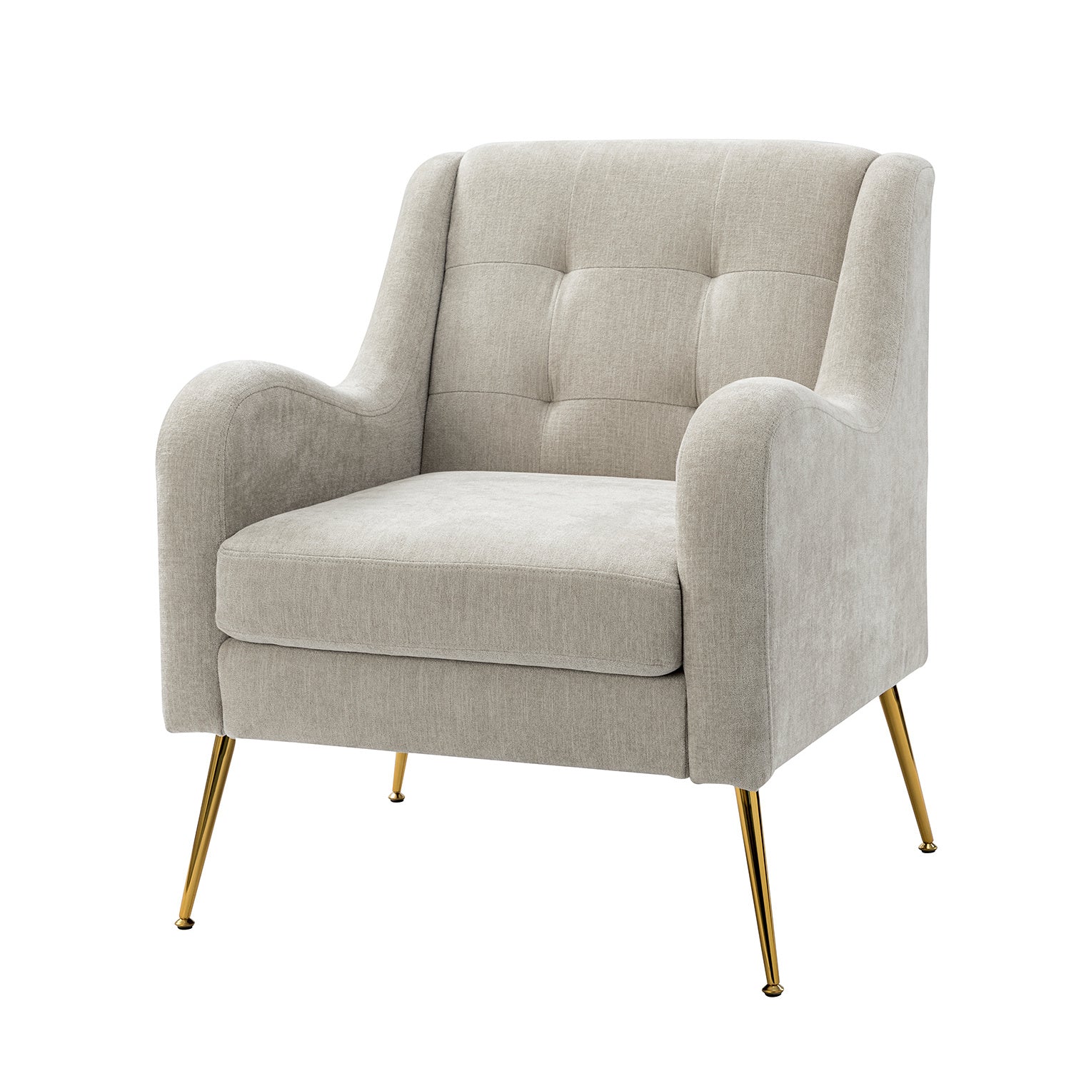 Armchair in Light GrayFabric