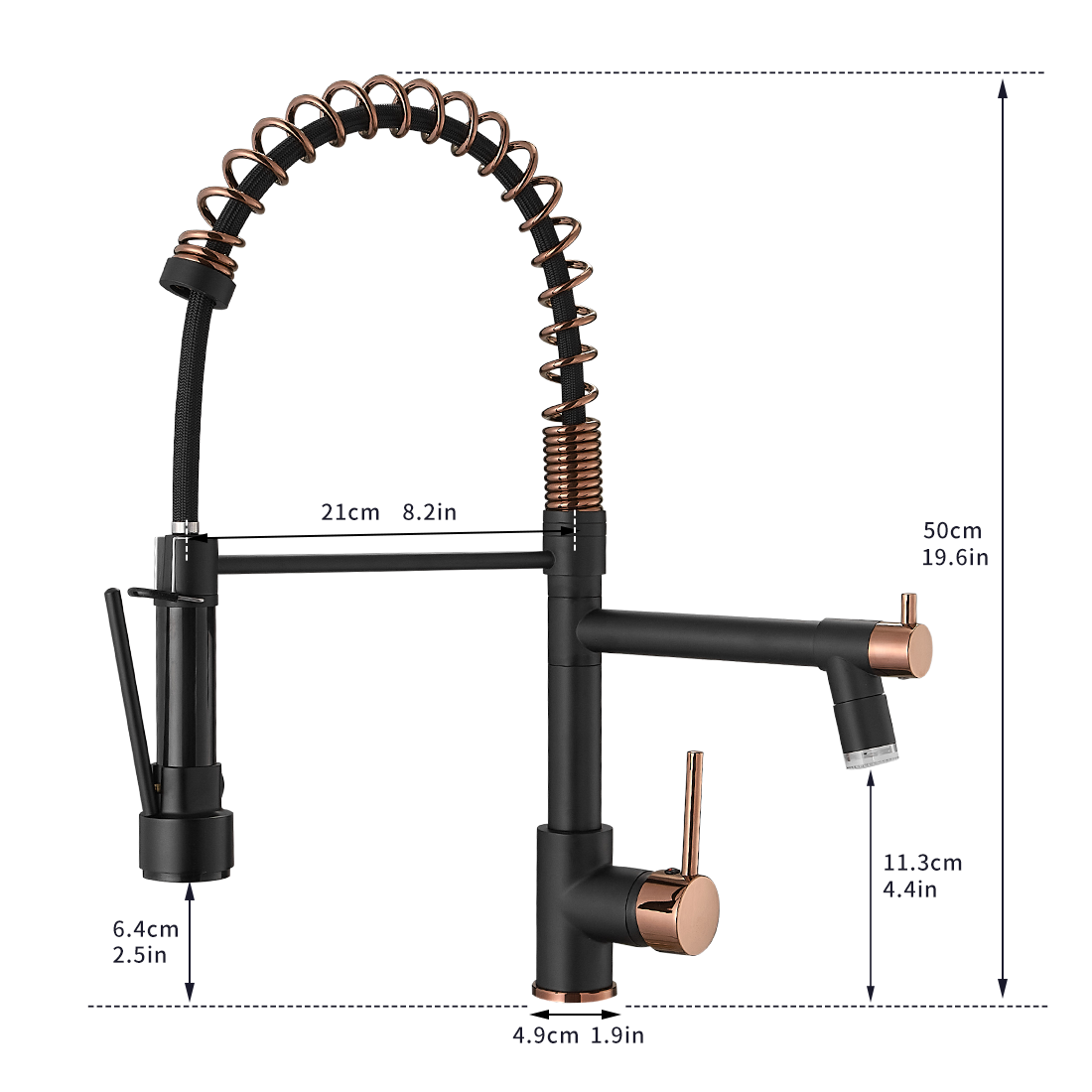 Pull Down Kitchen Faucet with Sprayer