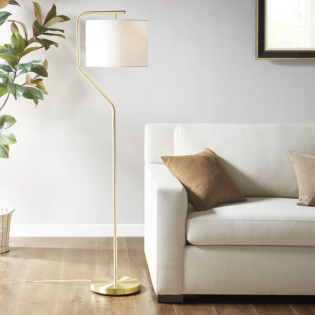 Angular Arched Metal Floor Lamp