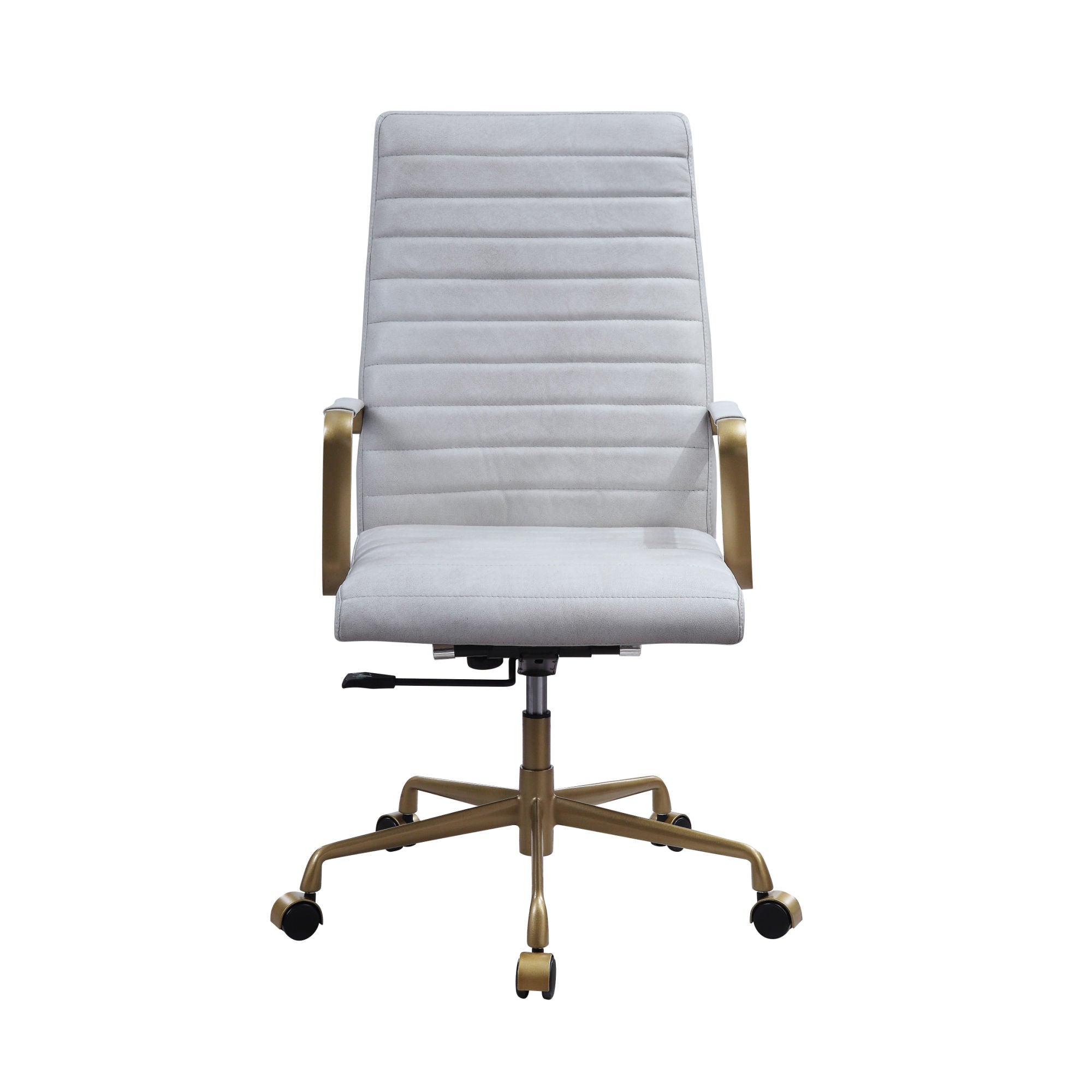 White Leather Chair Office