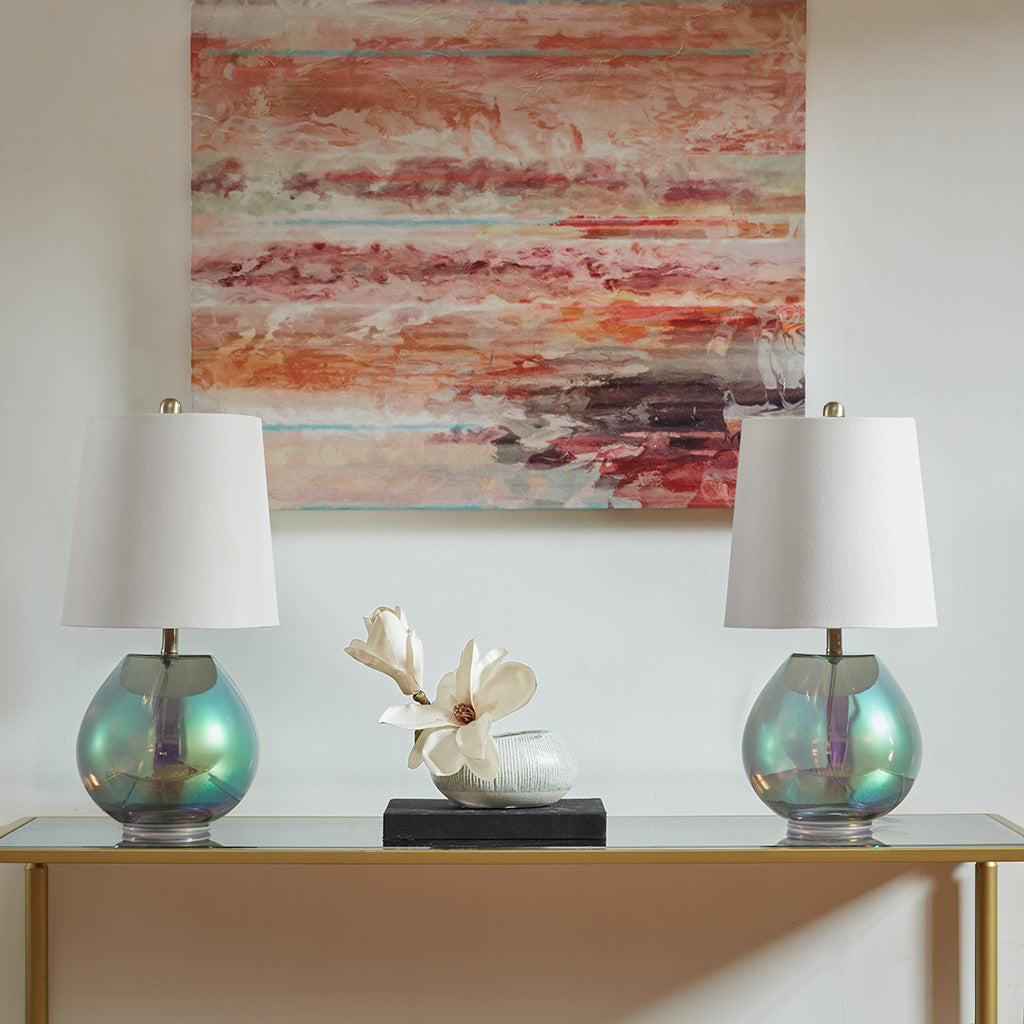 Iridescent Table Lamp