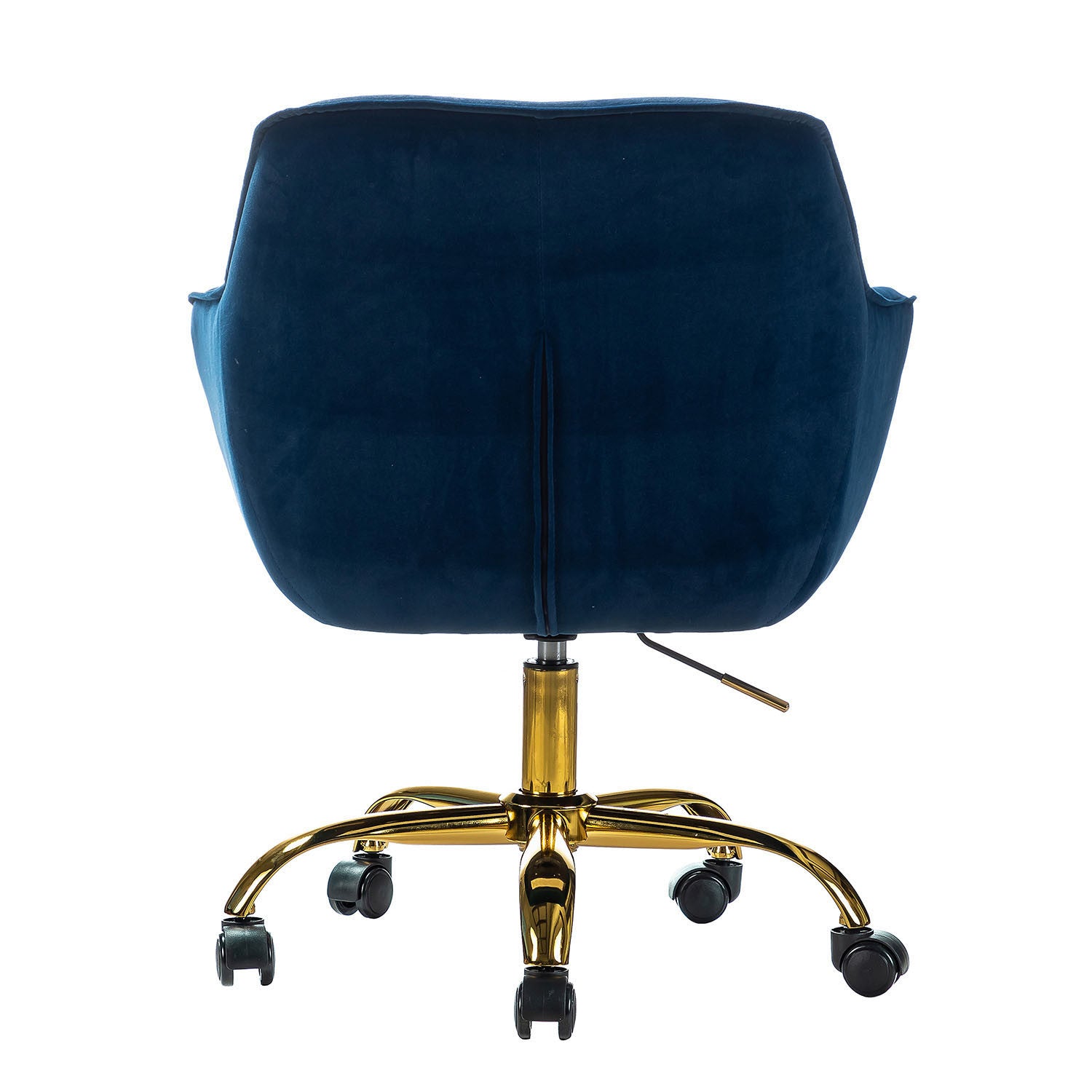 Office Chair in Blue Velvet