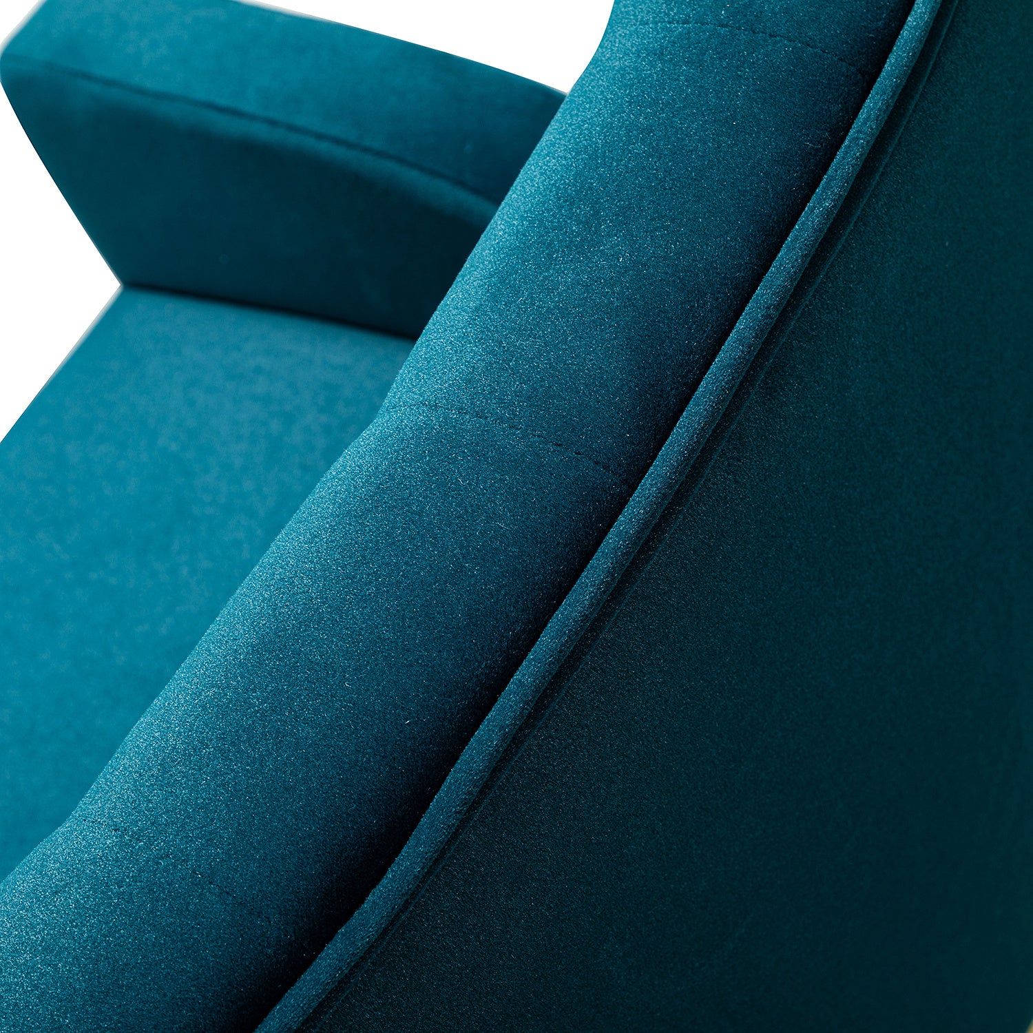 Swivel Adjustable Bar Chair in Blue Velvet